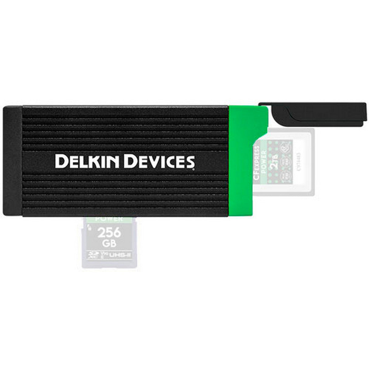 Delkin Devices DDREADER-56 USB 3.2 CFexpress Type B and SD UHS-II Memory Card Reader