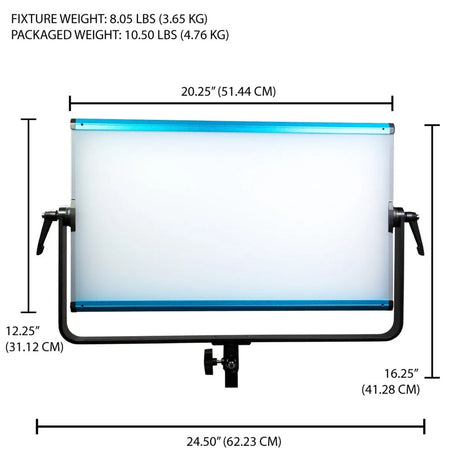 Dracast DRX2000RGB X Series LED2000 RGB and Bi-Color LED Video Light Panel V-Mount