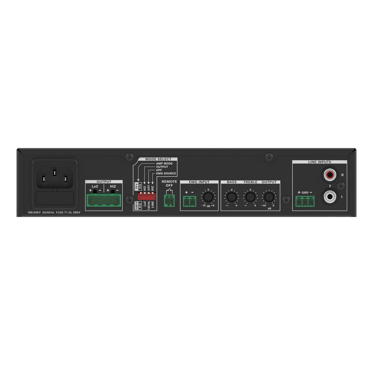 Dynacord U120:1 120W Single-Channel Power Amplifier