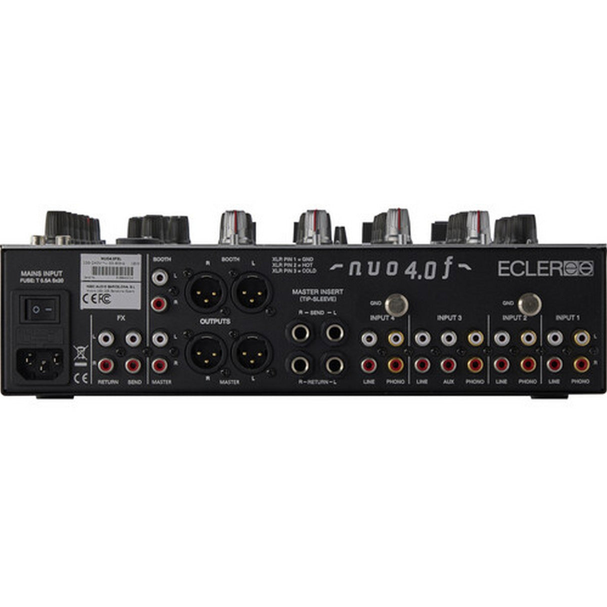 Ecler NUO4.0F 4-Channel Analog DJ Mixer