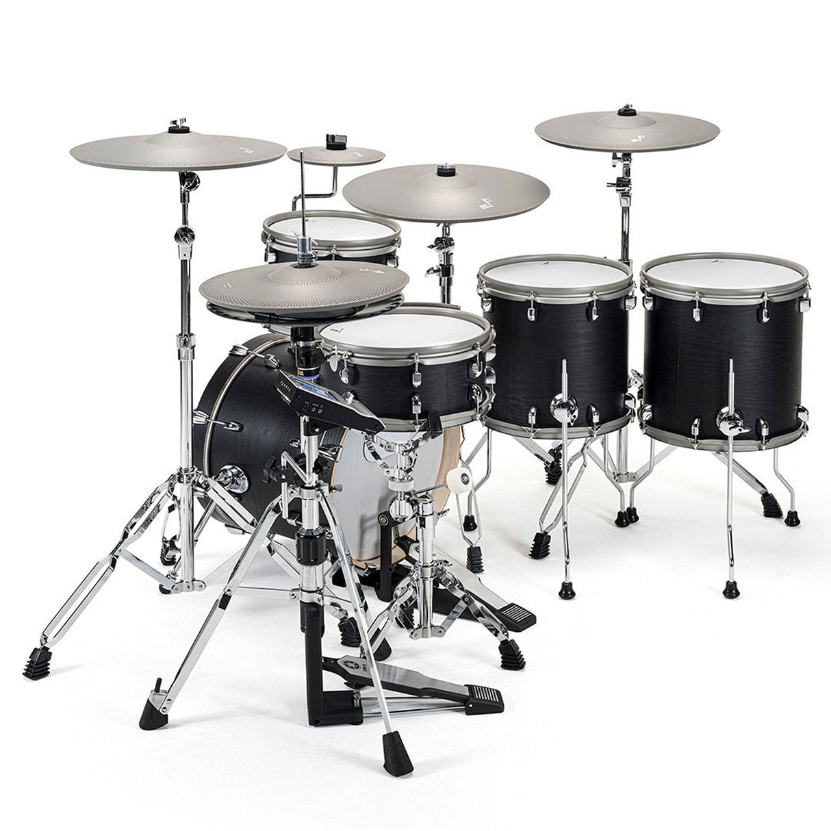 EFNOTE 5X Acoustic Designed Electronic Drum Set Black Oak Wrap
