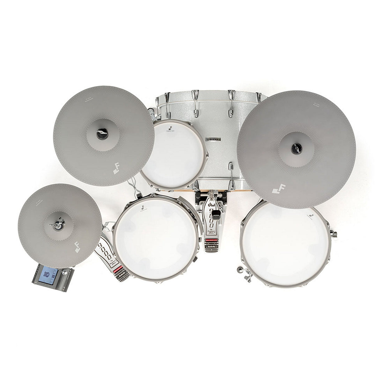 EFNOTE 7 Acoustic Designed Electronic Drum Set White / Sparkle