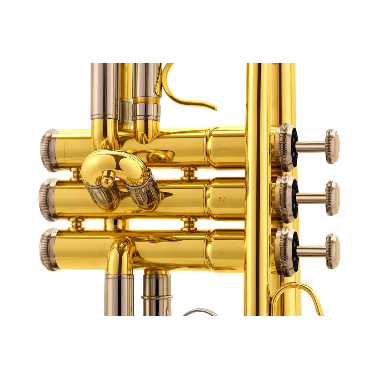 Eldon TR-2110 Bb Trumpet with Stainless Piston Ring Lacquer Finish