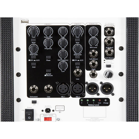 Elite Acoustics A2-5U 4-Channel Acoustic Guitar Amplifier/Mini PA System - amps