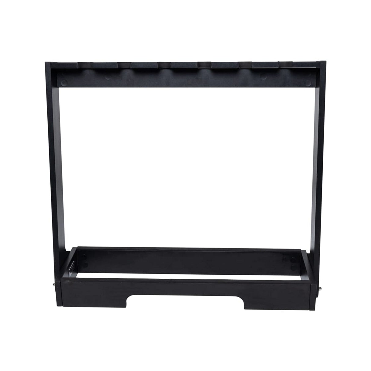 Gator GFW-GTR-WD6RK-BLK Frameworks Wooden Guitar Rack for 6 Guitars Black - accessories