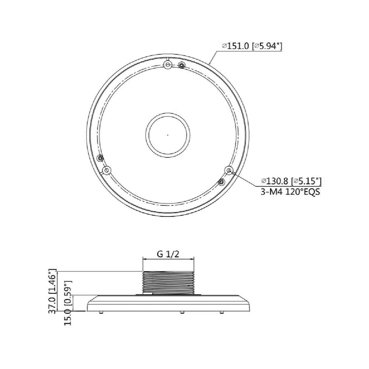 IC Realtime MNT-DVIR-MPA100 Wall Mount Adaptor