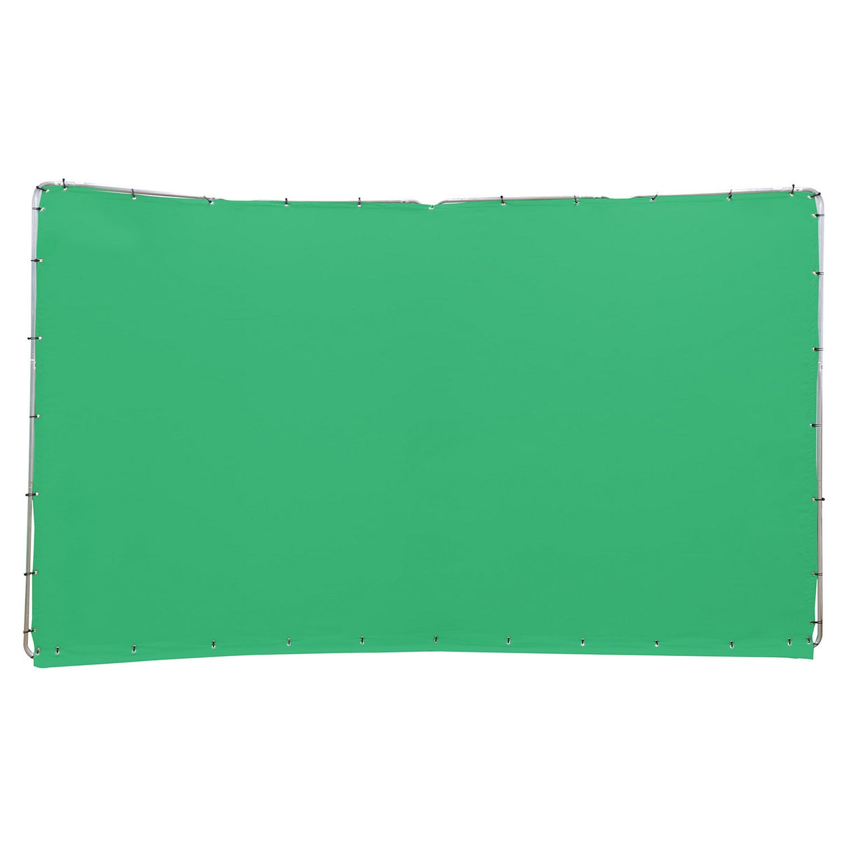 Ikan BD-13F-GRN-F Portable Panoramic Chroma Key Backdrop with Ground Cloth Green