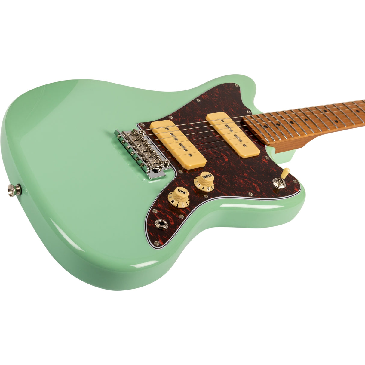 Jet Guitars JJ-300 P90 SFG Electric Guitar, Sea Green Finish