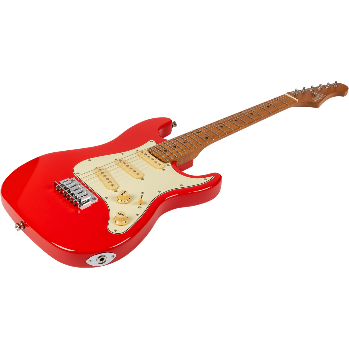 Jet Guitars JS-300 Mini Red Electric Guitar, Red