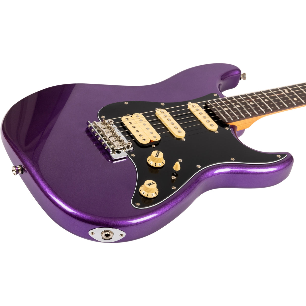 Jet Guitars JS-400 PLM R Electric Guitar, Plum Finish