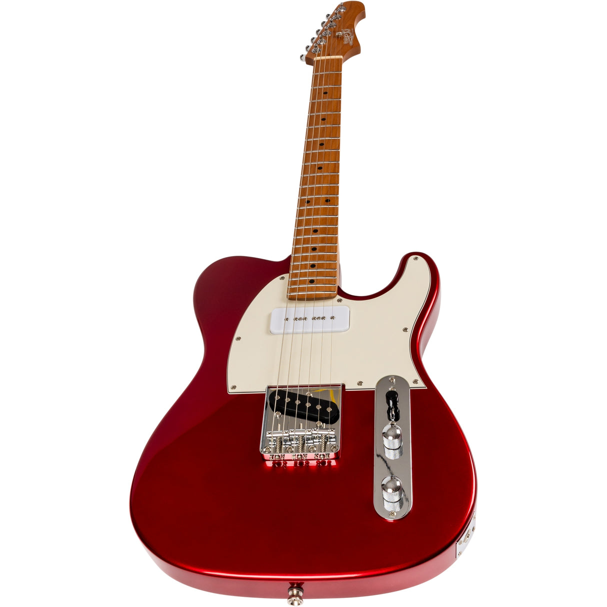 Jet Guitars JT-300 CAR P90 Electric Guitar, Candy Red Finish