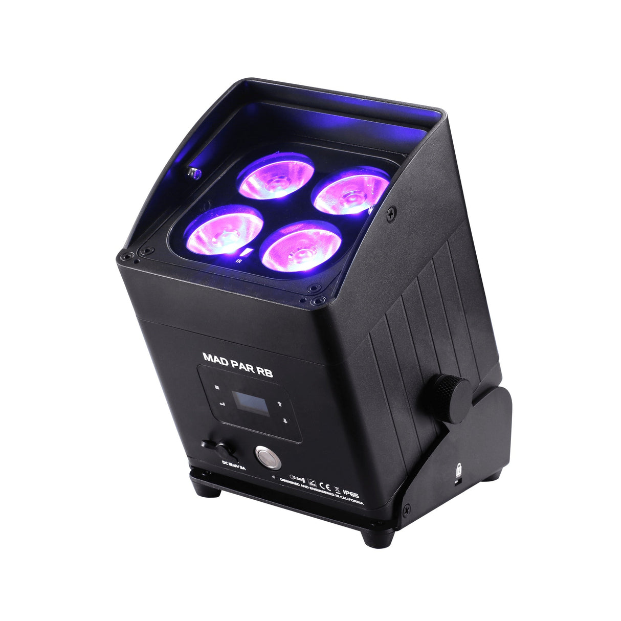 JMAZ Lighting MAD PAR RB 80W RGBAL+C LED Swappable Battery Powered Outdoor Uplight