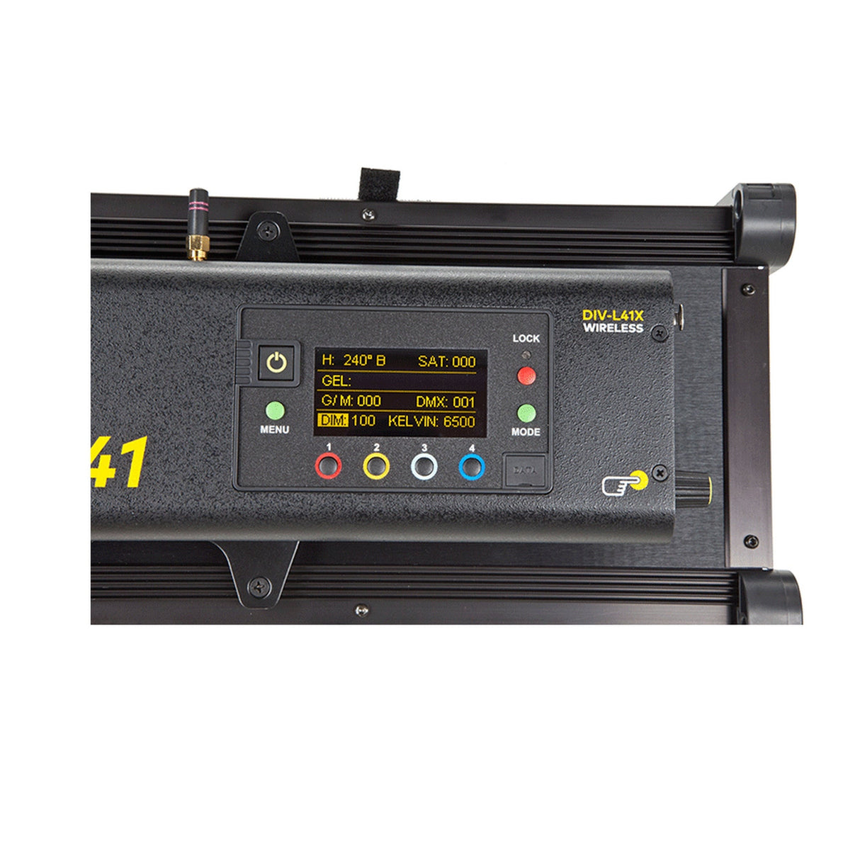 Kino Flo Diva-Lite 41 LED DMX Panel with Yoke Mount