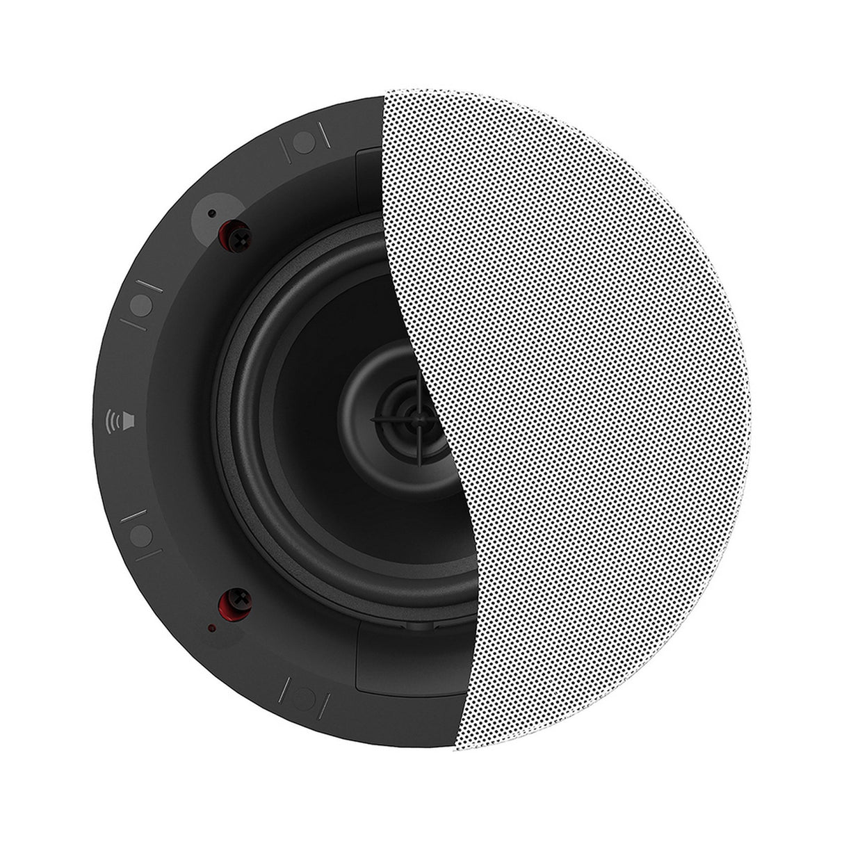 Klipsch DS-160CDT Designer Series 6.5-Inch In-Ceiling Speaker, Single Unit, White