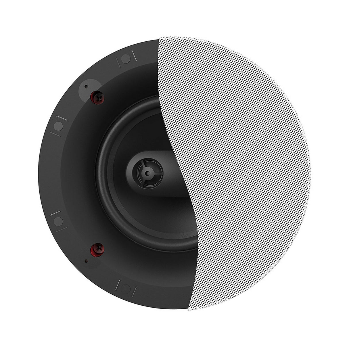 Klipsch DS-160CSM-WH Designer Series Stereo 6.5-Inch In-Ceiling Speaker, Single Unit, White