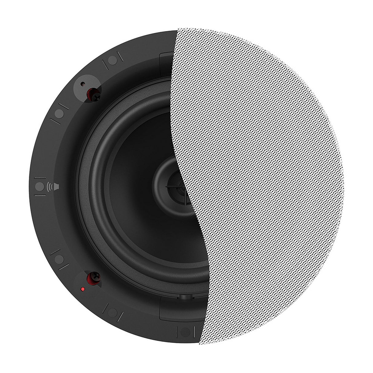 Klipsch DS-180CDT Designer Series 8-Inch In-Ceiling Speaker, Single Unit