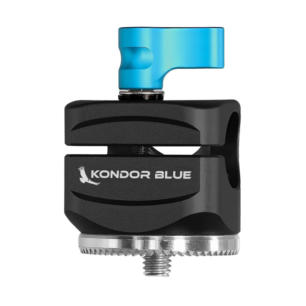 Kondor Blue Rosette to Straight Angle Rod Clamp