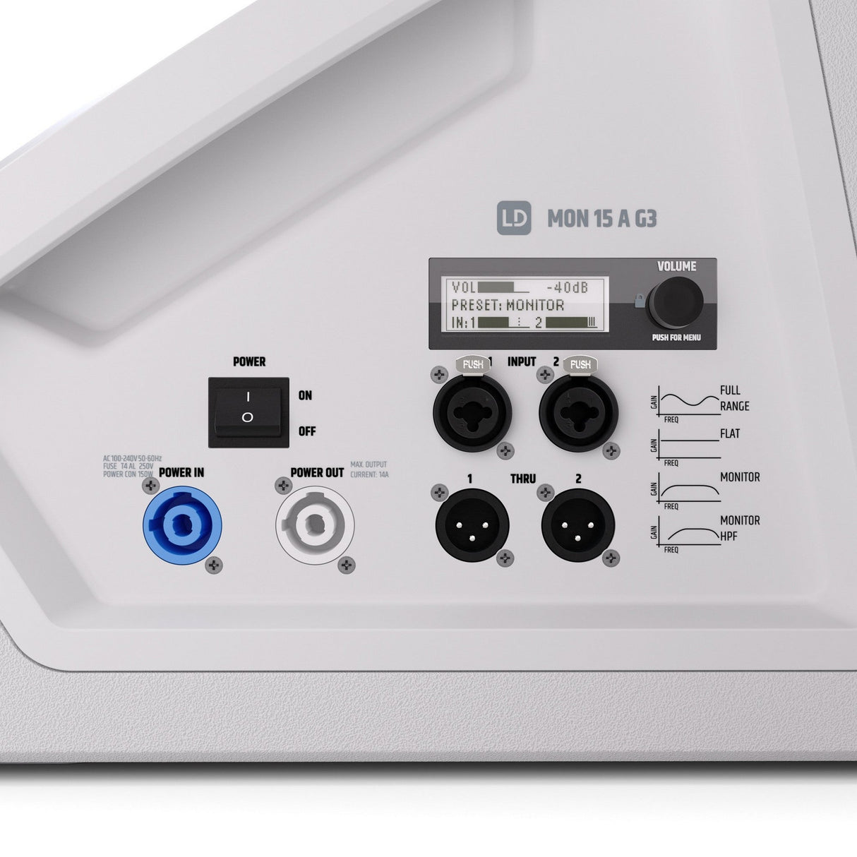 LD Systems MON 15 A G3 15-Inch Powered Coaxial Stage Monitor