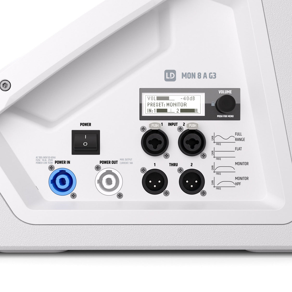 LD Systems MON 8 A G3 8-Inch Powered Coaxial Stage Monitor