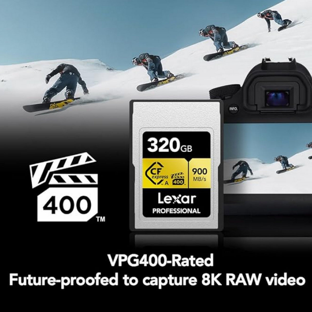 Lexar Professional GOLD SERIES CFexpress Type A Memory Card, 160GB