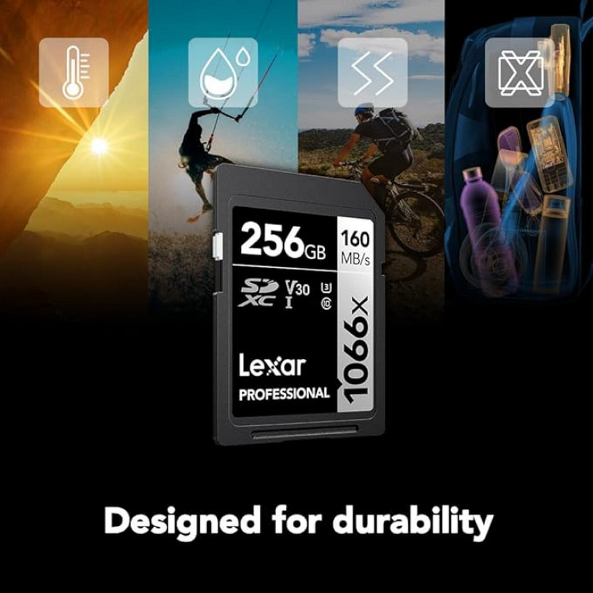 Lexar Professional SILVER Series 1066x SDXC UHS-I Memory Card, 256GB