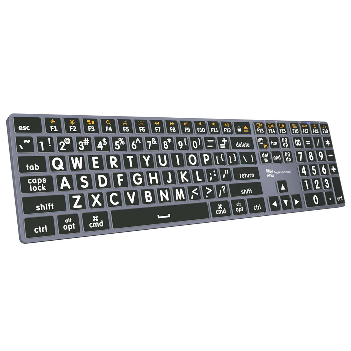 Logickeyboard Mac TITAN Large Print Slimline Keyboard