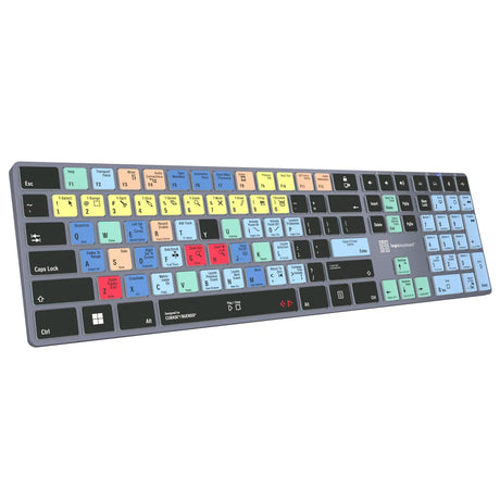 Logickeyboard TITAN Wireless Backlit Keyboard for Cubase/Nuendo US Windows