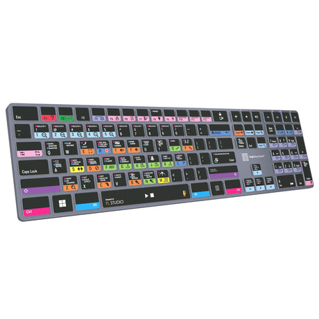 Logickeyboard TITAN Wireless Backlit Keyboard for FL Studio US Windows