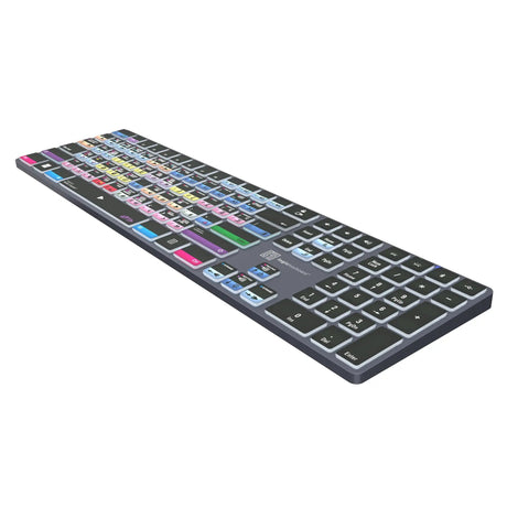 Logickeyboard TITAN Wireless Backlit Keyboard for Avid Media Composer Pro US Windows