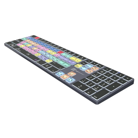 Logickeyboard TITAN Wireless Backlit Keyboard for Adobe Premiere Pro CC US Windows