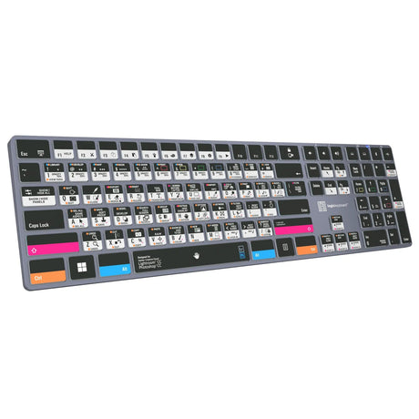 Logickeyboard TITAN Wireless Backlit Keyboard for Adobe Photographer US Windows