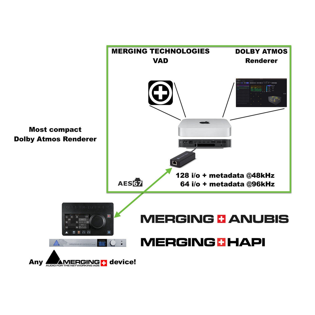 Merging Technologies macOS Virtual Audio Device VAD for RAVENNA/AES67, Premium Version