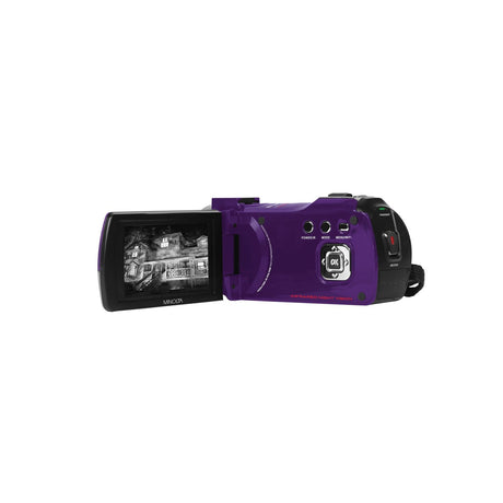 Minolta MN220NV 1080p HD 24 MP Night Vision Digital Camcorder with WiFi Purple