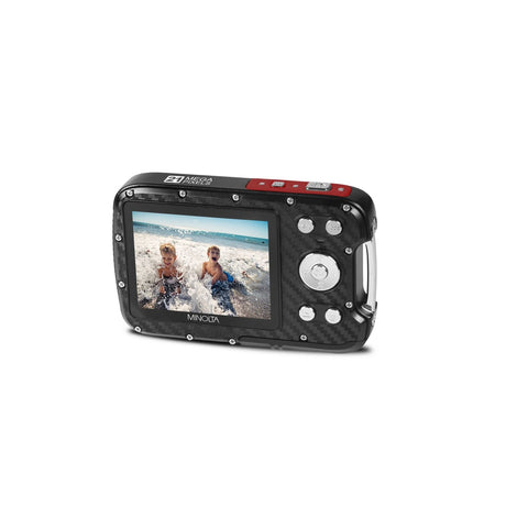 Minolta MN30WP 21 MP 1080P HD Waterproof Digital Camera Red