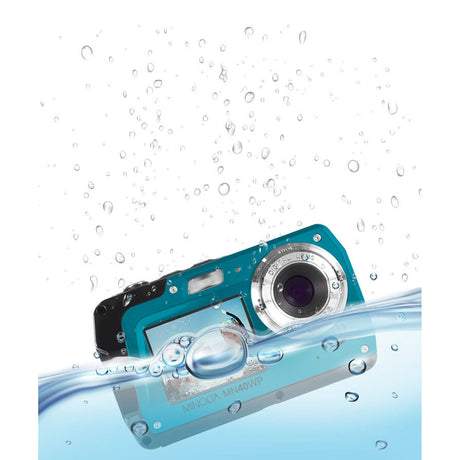 Minolta MN40WP 48 MP 2.7K Ultra HD Waterpoof Digital Camera Blue
