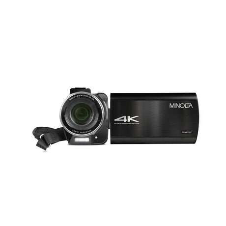 Minolta MN4K100Z 4K Ultra HD Camcorder with 10x Optical Zoom Black