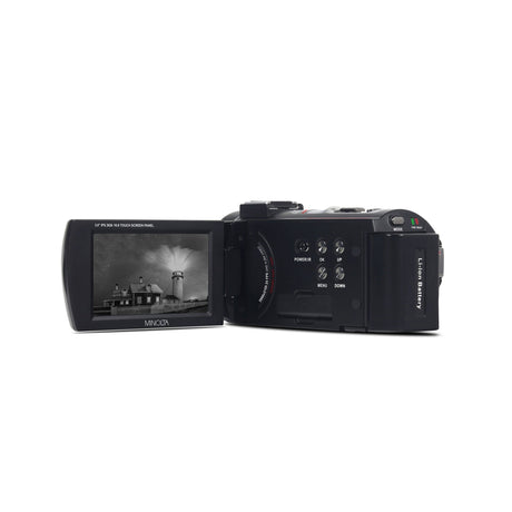 Minolta MN4K20NV 4K Ultra HD 30 MP Night Vision Camcorder Black