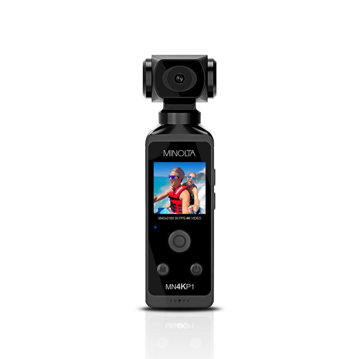 Minolta MN4KP1 Waterproof 4K Ultra HD Pocket Camcorder with WiFi Black