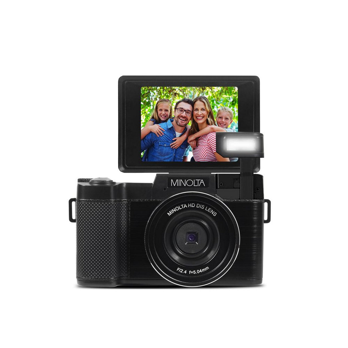 Minolta MND30 30 MP 2.7K Ultra HD Digital Camera Black