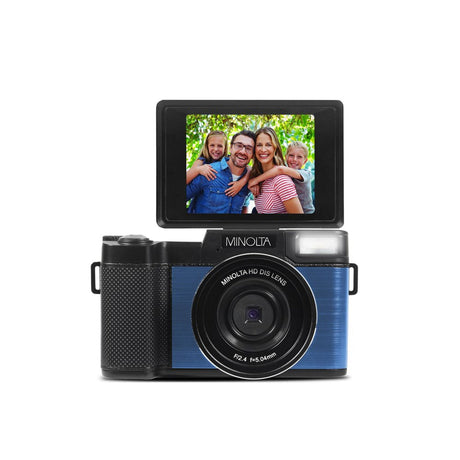 Minolta MND30 30 MP 2.7K Ultra HD Digital Camera Blue