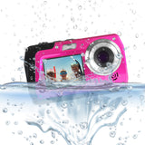 Minolta MN40WP 48 MP 2.7K Ultra HD Waterpoof Digital Camera, Pink