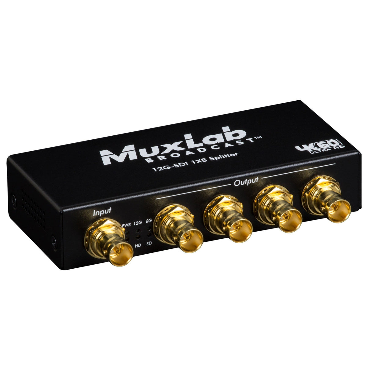 MuxLab 500728 4K60 12G-SDI 1 x 8 Splitter