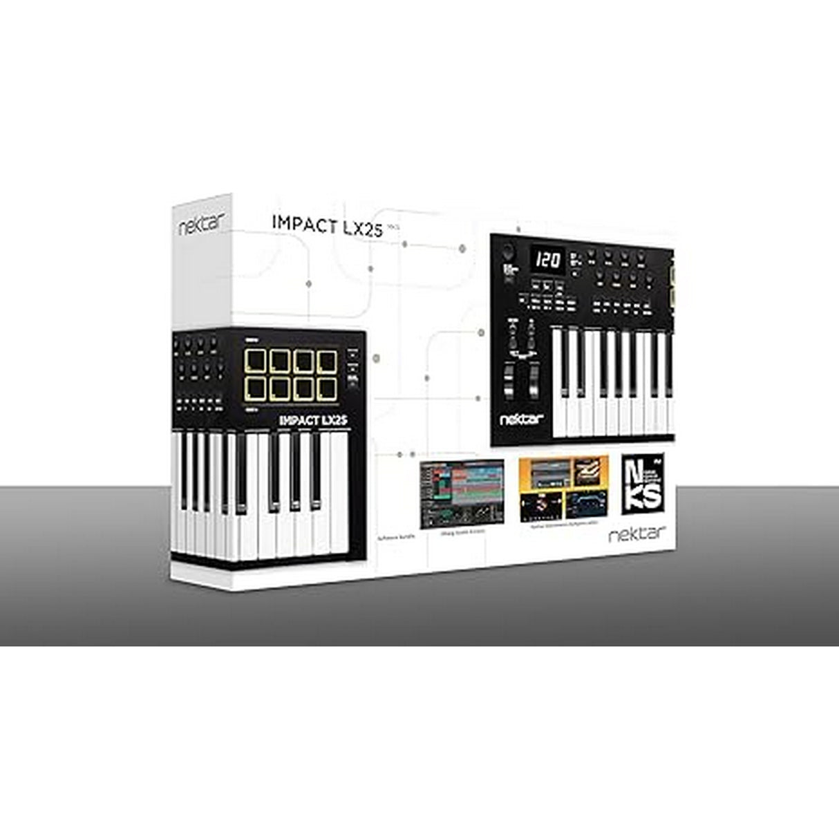 Nektar Impact LX25 mk3 MIDI Keyboard Controller