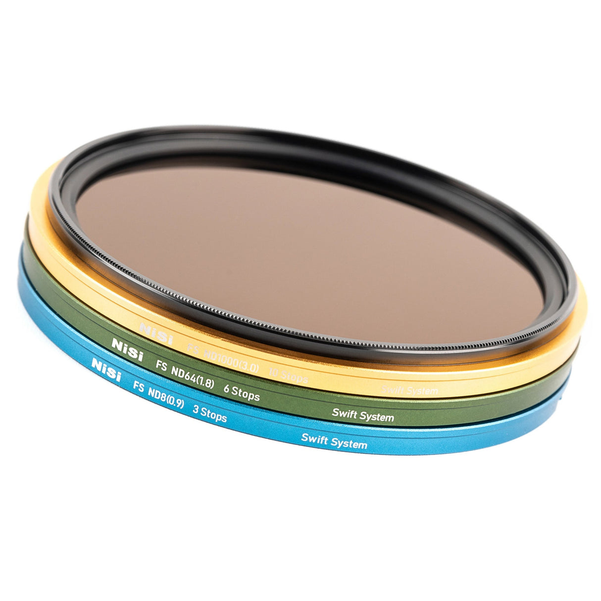 NiSi SWIFT FS ND Filter Kit with ND8 3-Stop ND64 6-Stop ND1000 10-Stop