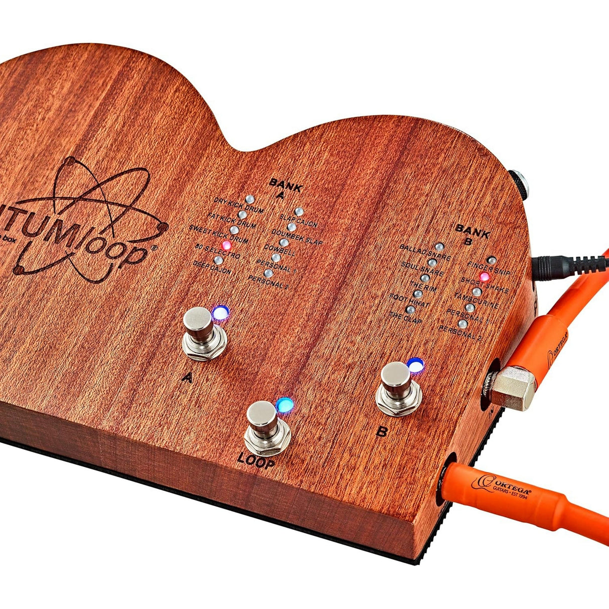 Ortega Guitars QUANTUMLOOP Stomp Box with Looper