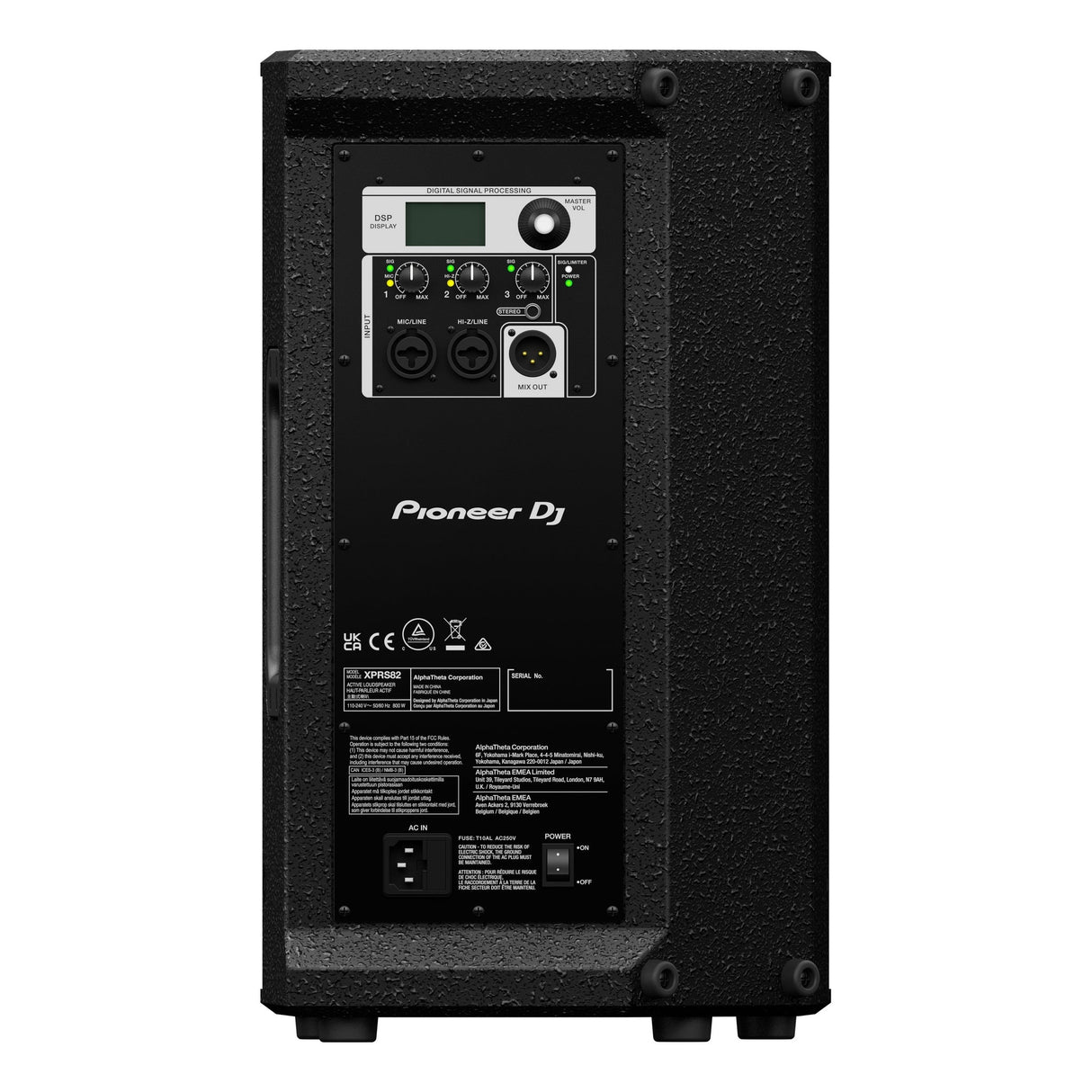 Pioneer DJ XPRS82 8-Inch 2-Way Full-Range Active Loudspeaker with DSP Controls