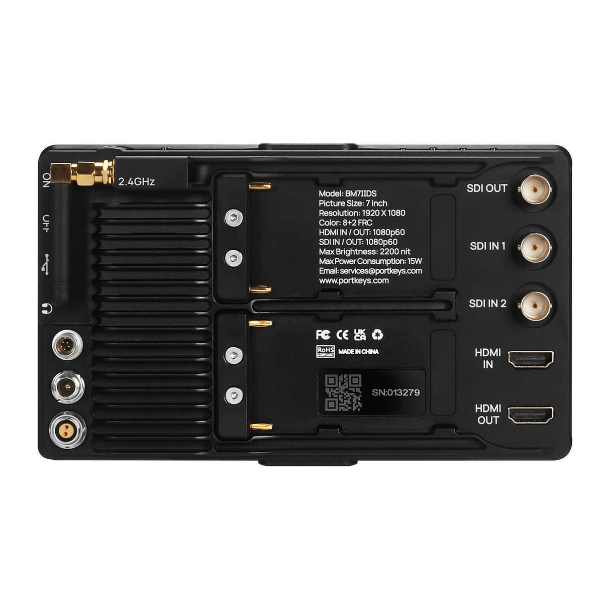 Portkeys BM7 II-DS 7-Inch High-Bright Monitor with Wireless Camera Control