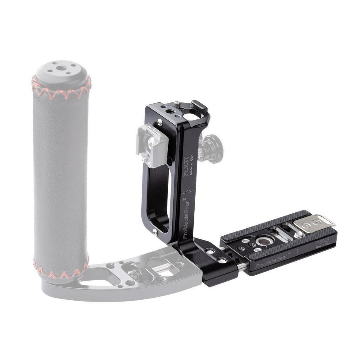 ProMediaGear PLX4TQD Universal Arca-Swiss L-Bracket for Tall DSLR and Mirrorless Cameras with Articulating LCD Screens