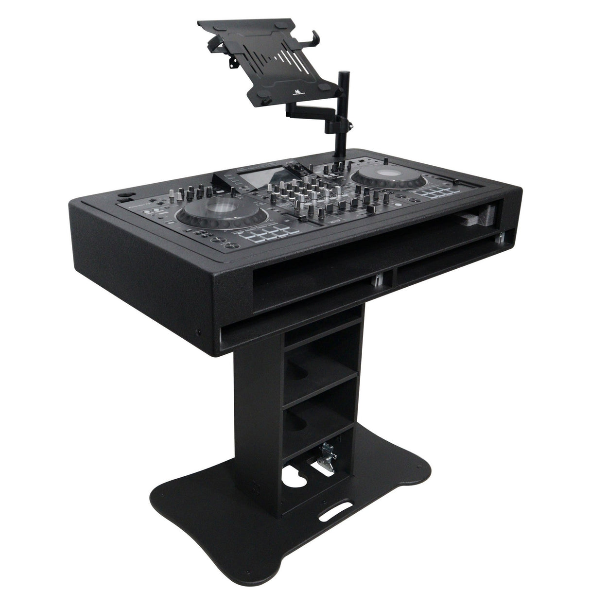ProX XZF-DJCT W 2U CASE Control Tower DJ Podium for Pioneer DJ DDJ-REV7 XDJ-XZ DDJ-1000 RANE