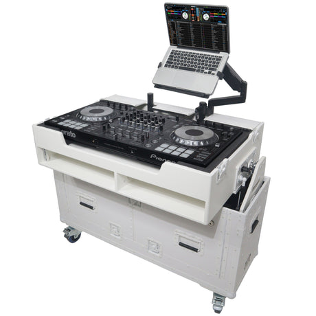 ProX XZF-UCXX Flip-Ready Hydraulic DJ Flight Case for Pioneer DJ DDJ-REV7 XDJ-XZ DDJ-1000 SZ2 SX3